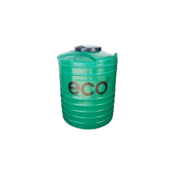 ECO WATER TANK VERTICAL 1000Lt GREEN (40mm IN/OUTLET)