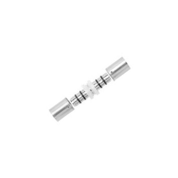 RIFENG STRAIGHT COUPLER BRASS 40mm CRIMPED