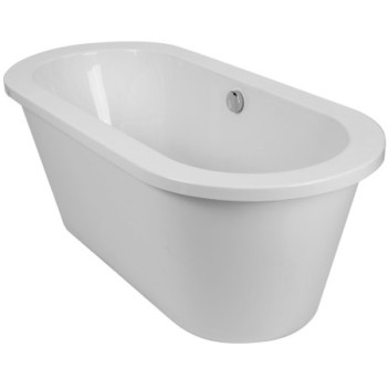 BETTA PRAGUE F/STANDING BATH & SKIRT WHITE 1800X850