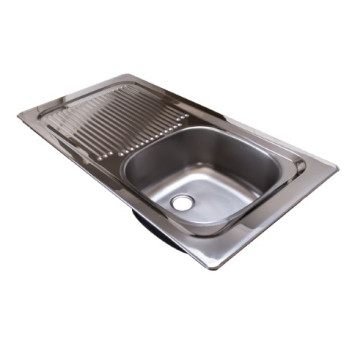 PLUMLINE NYATHI S/STEEL SEB INSET SINK 860x460 (EXCL 40mm WASTE)