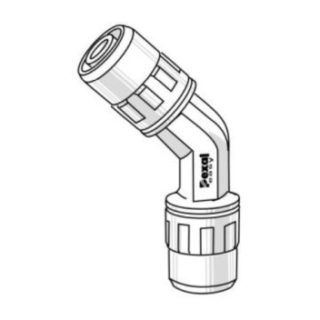 VALSIR VS0160649 PEXAL PPSU ELBOW 40mmx45
