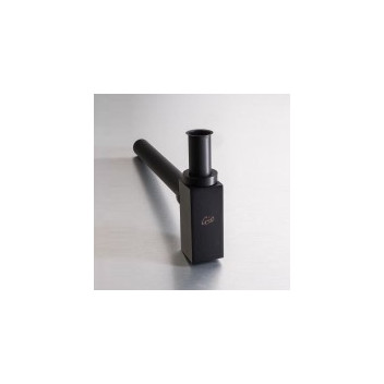 GIO A187/MB SQUARE BOTTLE TRAP 32X32 MATT BLACK