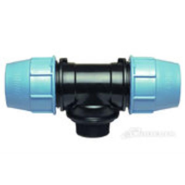 HDPE COMPRESSION TEE MALE BSP 32X1