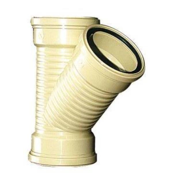 PVC UG JUNCTION 200x45 PLAIN FABRICATED SW SS