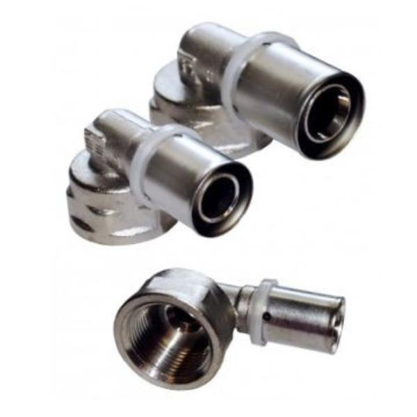 RIFENG FEMALE ELBOW BRASS 20x3/4 CRIMPED