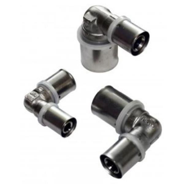 RIFENG REDUCING ELBOW BRASS 32x20mm CRIMPED