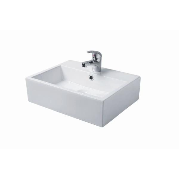 VAAL 706601WH MIDI WEAVER RECTANGULAR 1TH COUNTER BASIN 450X350