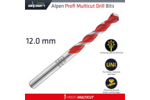 ALPEN PROFI MULTICUT DRILL BIT 12mm x120mm STD SHANK