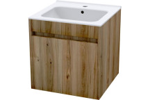 LECICO ZARA W/HUNG CABINET & BASIN COMBO SAHARA 495x515x475