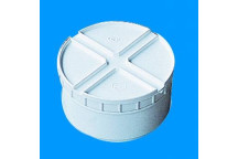 PVC SV STOPEND 110mm ACCESS THREADED S110SEA