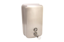 AFC LOCKABLE SOAP DISPENSER BRUSHED S/STEEL 1.2L ASR1-3S2S
