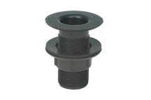 VULCATHENE 504 50mm UNSLOTTED WASTE - 85mm FLANGE 89mm SHANK