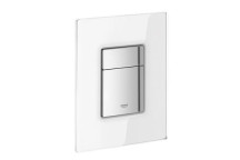 GROHE 38845LSO SKATE COSMOPOLITAN WALL PLATE GLASS MOON WHITE