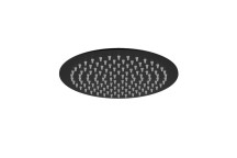 PLUMLINE ULTRATHIN MATT BLACK ROUND SHOWER ROSE 250