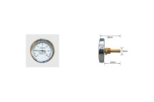 WALCRO OR TEMPERATURE GAUGE THERMOMETER 15mm 80mm DIAL