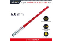 ALPEN PROFI MULTICUT SDS PLUS DRILL BIT 6mm x110mm