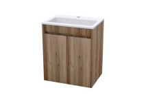 LECICO CONTRARRE W/HUNG 2 DOOR CABINET& BASIN COMBO SAHARA 500x620X360
