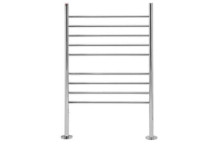 BATHROOM BUTLER NAT09234-PTS-POLS NATURAL 9BAR HEATED RAIL FLOOR MOUNT