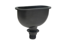 VULCATHENE 499B 40mm LARGE OVAL DRIP CUP (264X111mm)