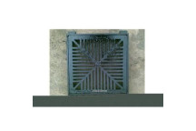 PAM CI SQUARE DISHED LD 150X150 GRATE ONLY