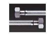 PLUMLINE SS SABS FLEXI BRAIDED CONNECTOR FXF 15x600mm