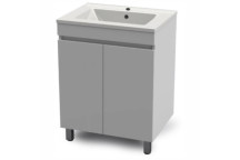 PLUMLINE AMARO CABINET COMBO FREE STANDING WHITE 600X460X800mm