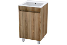 LECICO ZARA F/STANDING CABINET & BASIN COMBO SAHARA 495x815X475