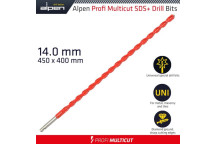 ALPEN PROFI MULTICUT SDS PLUS DRILL BIT 14mm x450mm