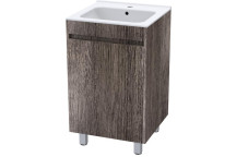 LECICO ZARA F/STANDING CABINET & BASIN COMBO STONE 495x815X475