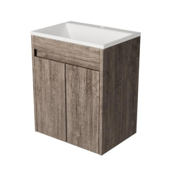 LECICO CONTRARRE W/HUNG 2 DOOR CABINET& BASIN COMBO STONE 500x620x360 LECICO CONTRARRE W/HUNG 2 DOOR CABINET& BASIN COMBO STONE 500x620x360