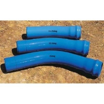 uPVC PRESSURE BEND 90X22.5 L/RADIUS CL16 ZOE uPVC PRESSURE BEND 90X22.5 L/RADIUS CL16 ZOE