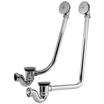 WIRQUIN 30900004 CP BATH TRAP & OVERFLOW SET FOR FREE STANDING BATH WIRQUIN 30900004 CP BATH TRAP & OVERFLOW SET FOR FREE STANDING BATH