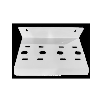 VISCOSITY FILTER BRACKET, 1XNIPPLE, 8XSCREWS - FOR LARGE DOUBLE FILTER VISCOSITY FILTER BRACKET, 1XNIPPLE, 8XSCREWS - FOR LARGE DOUBLE FILTER