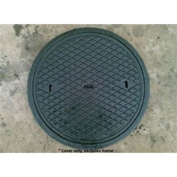 PAM CI STD PAVEMENT MANHOLE MD 550mm DIA COVER ONLY 4A