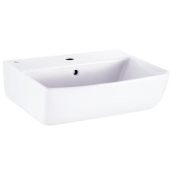 COBRA ARRIVE SQUARE WALL HUNG BASIN 1TH WHITE 530x435x196mm COBRA ARRIVE SQUARE WALL HUNG BASIN 1TH WHITE 530x435x196mm