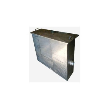 GTS SS GREASE TRAP 1750X450X750 3 BASKET 110MM IN/OUTLET GTS1700