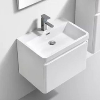 CLEAR CUBE MILAN 1TH BASIN ONLY FOR CABINET WHITE 600x420x50mm CLEAR CUBE MILAN 1TH BASIN ONLY FOR CABINET WHITE 600x420x50mm