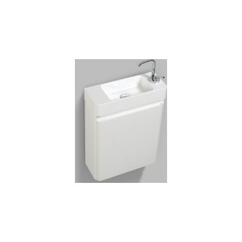 CLEAR CUBE MILAN CABINET WHITE  450x180x450mm CLEAR CUBE MILAN CABINET WHITE  450x180x450mm