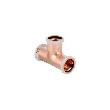 GEBERIT MAPRESS COPPER EQUAL TEE 108mm 61013 GEBERIT MAPRESS COPPER EQUAL TEE 108mm 61013