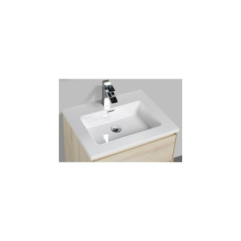 CLEAR CUBE ENZO BASIN WITH OVERFLOW WHITE 600x480x25mm CLEAR CUBE ENZO BASIN WITH OVERFLOW WHITE 600x480x25mm