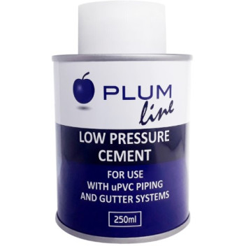 PLUMLINE LOW PRESSURE PVC WELD & BRUSH 250ML