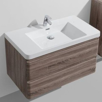 MILAN WALLHUNG CABINET ONLY SILVER OAK (2 DRAWER) 900x480x500mm MILAN WALLHUNG CABINET ONLY SILVER OAK (2 DRAWER) 900x480x500mm