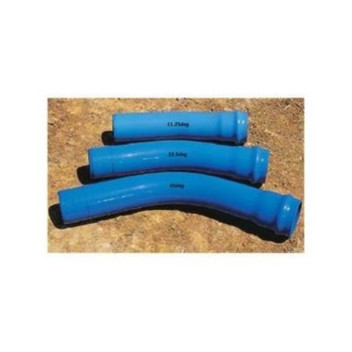 uPVC PRESSURE BEND 110X22.5 L/RADIUS CL16 ZOE uPVC PRESSURE BEND 110X22.5 L/RADIUS CL16 ZOE