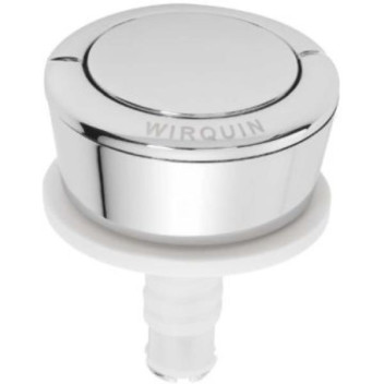 WIRQUIN 19007001 SINGLE FLUSH BUTTON CHROME WIRQUIN 19007001 SINGLE FLUSH BUTTON CHROME